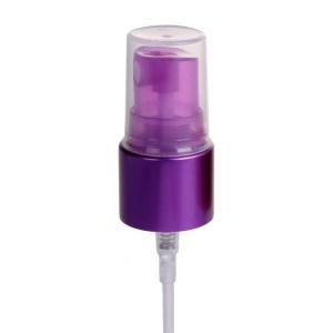 Shiny Aluminum collar Plastic Spray Pump, Water Mist Sprayer