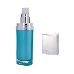 2018 Top popular cosmetic packaging airless glass bottle empty airless bottle
