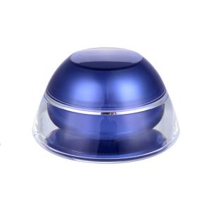 Dome shape acrylic jar cosmetic luxury jars UV gel jar